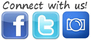 Connect with us on Facebook, Twitter, and Photobucket